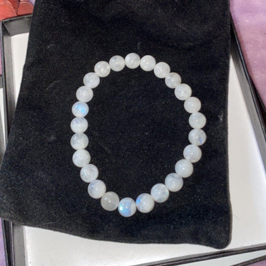 White Moonstone Bracelet