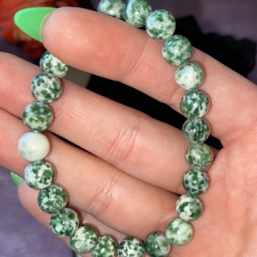 Green Spot Jasper Bracelet