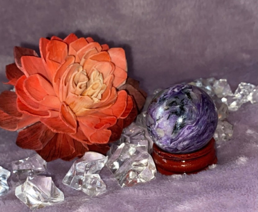 Charoite Sphere A