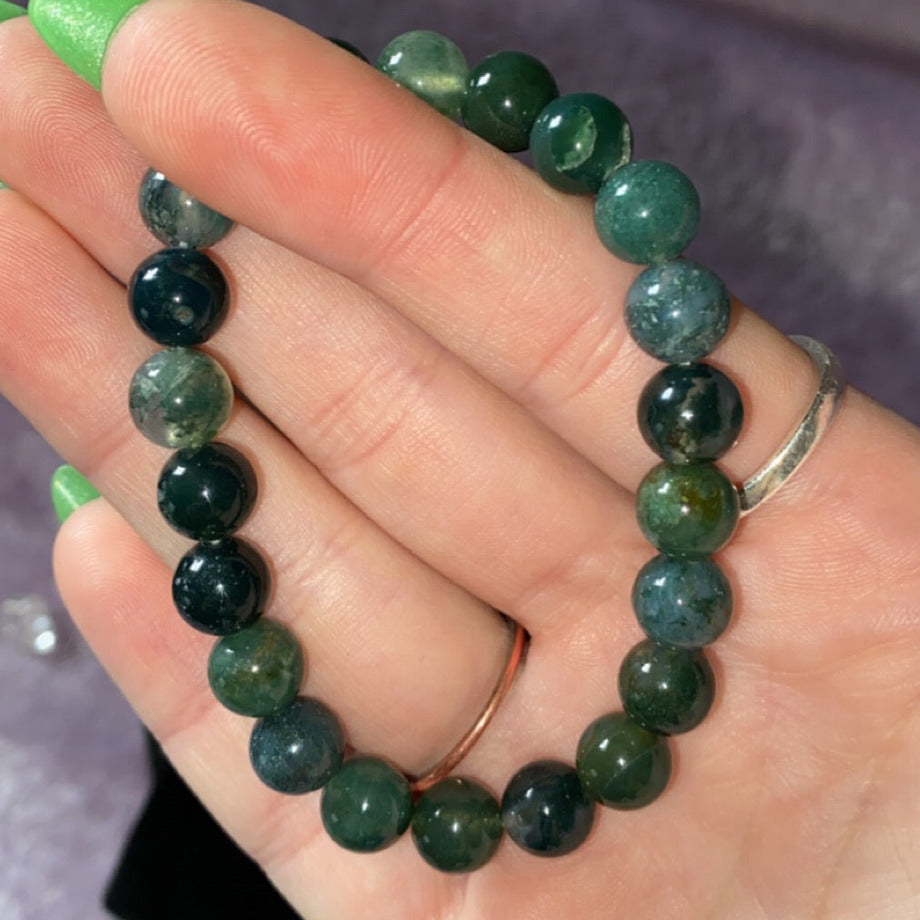 Moss Agate Bracelet