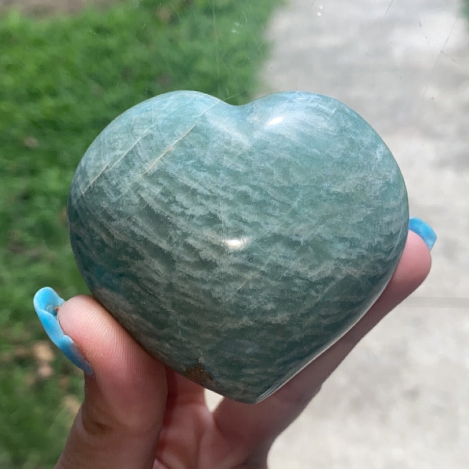 Amazonite Heart