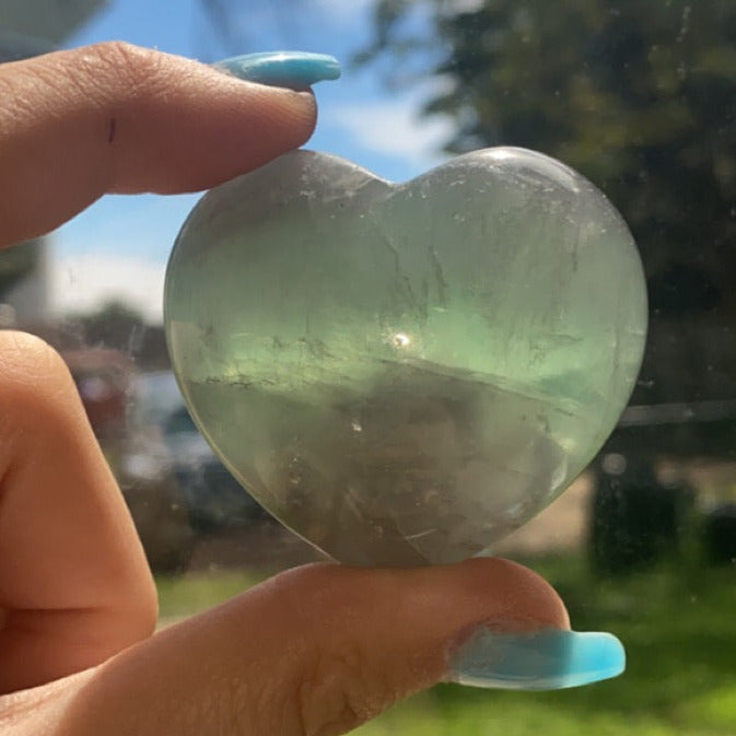 Fluorite Heart