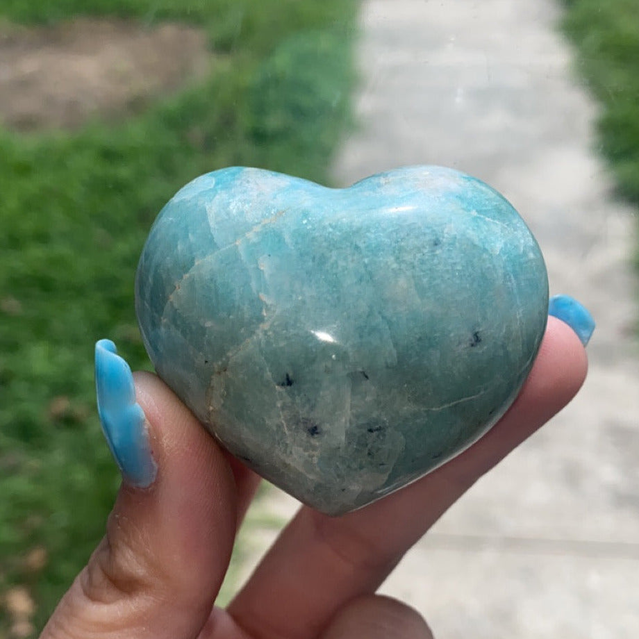 Amazonite Heart