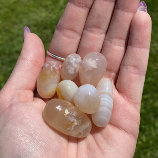 Flower Agate Tumbles