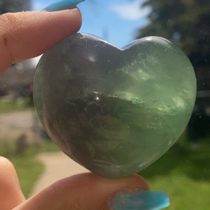 Fluorite Heart