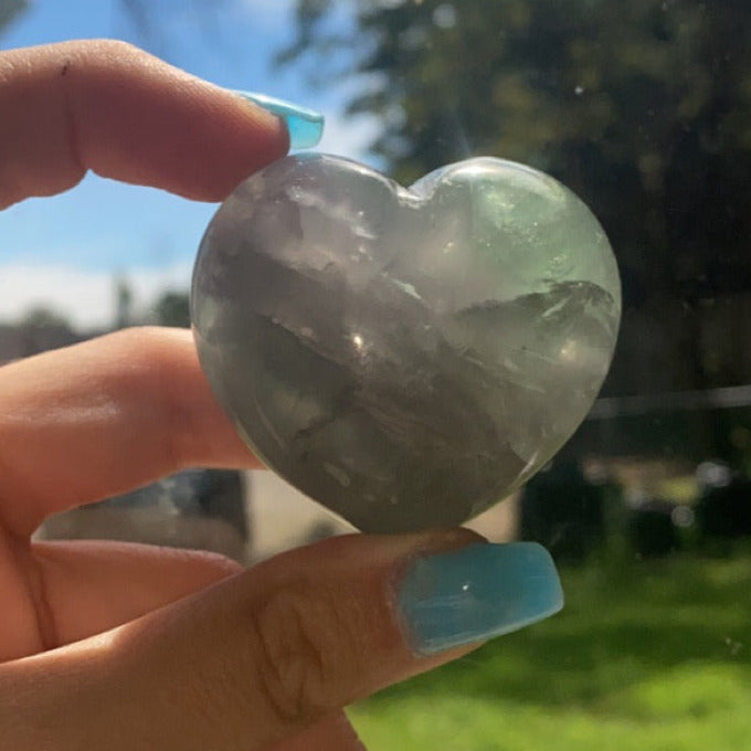 Fluorite Heart