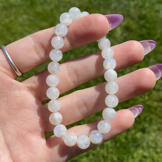 White Moonstone Bracelet