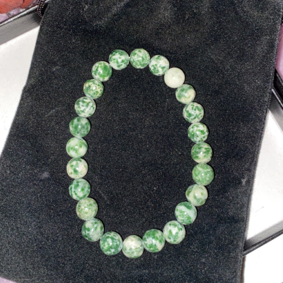 Green Spot Jasper Bracelet