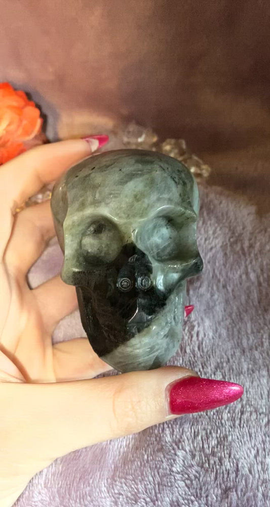 Labradorite Large Skull